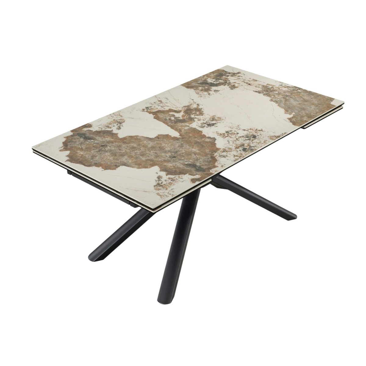 Table extensible en céramique 6/8 places ORIS blanc, PIER IMPORT
