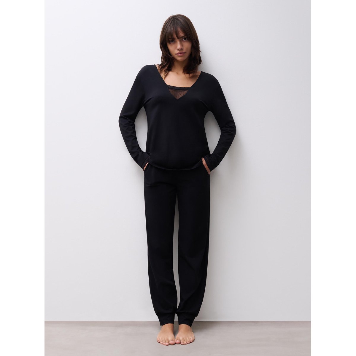 Pantalon ROMANCE noir, CHANTELLE