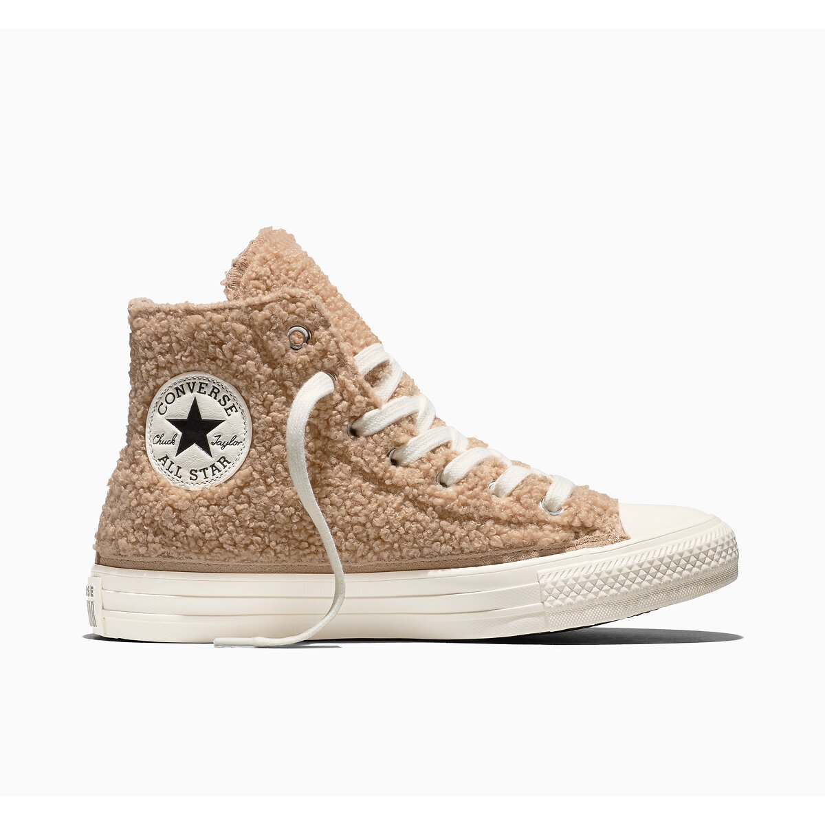 Baskets CHUCK TAYLOR ALL STAR LIFT HI WINTER WARM beige, CONVERSE