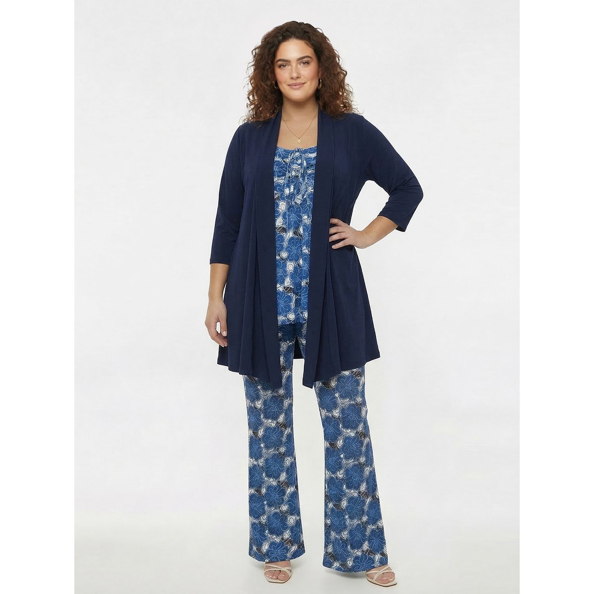 Cardigan avec manches longues bleu, YOEK