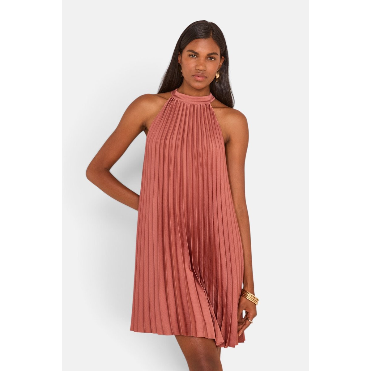 Robe courte plissée PROMISE make up, Maison 123