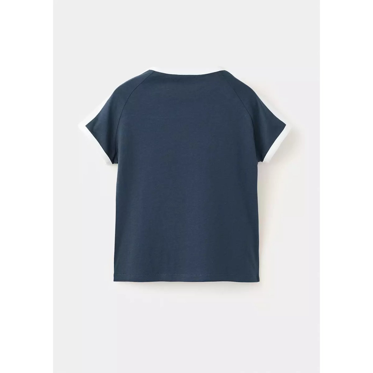 T-shirt en coton imprimé bleu marine, MANGO KIDS