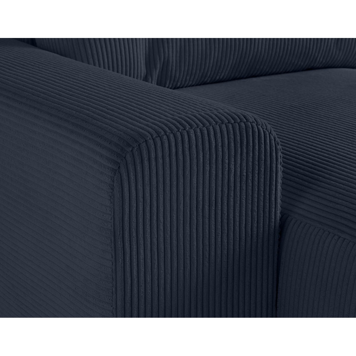 Canapé d'Angle gauche 5 places - GARANCE bleu nuit, BEST MOBILIER