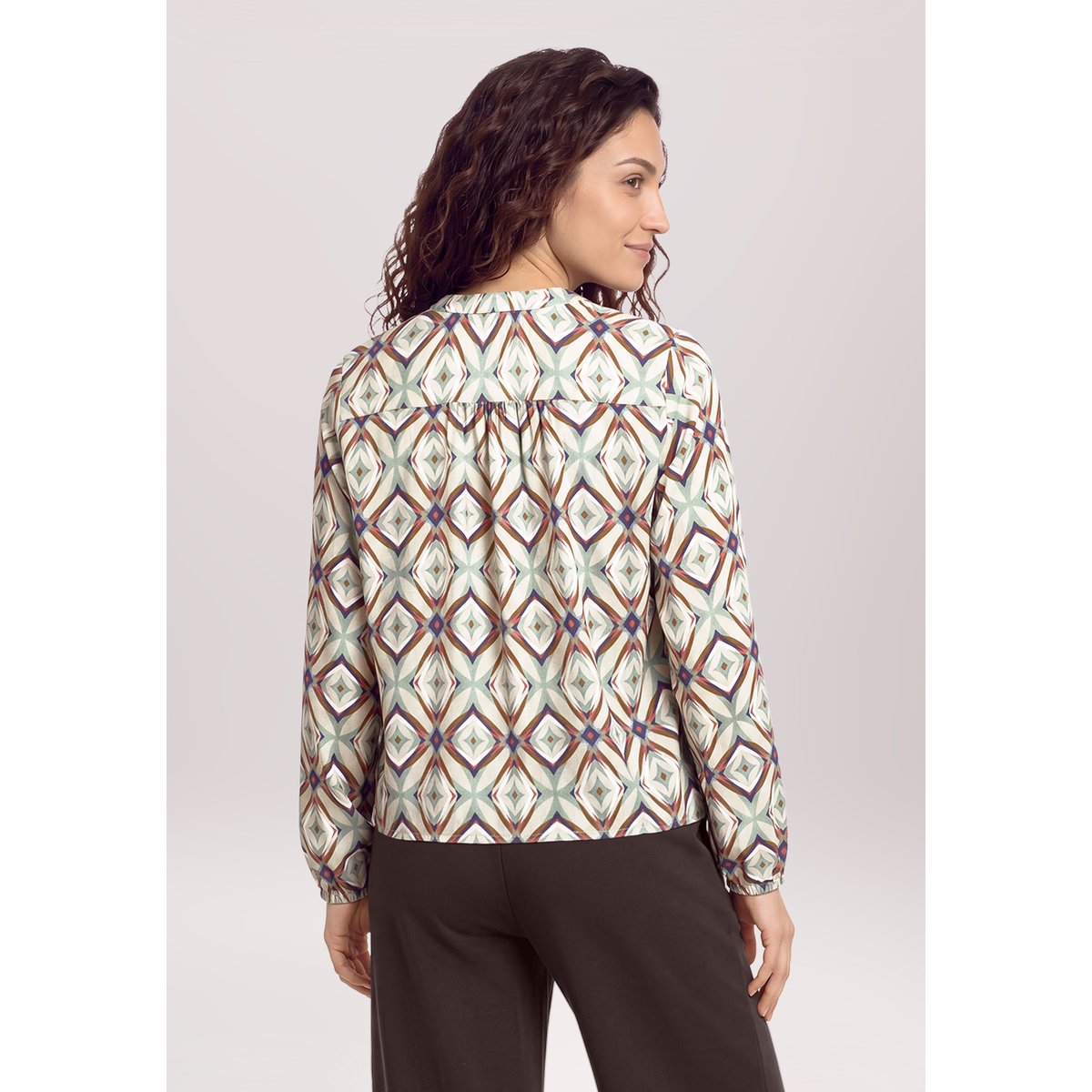 Blouse casual à motifs nature/brown, CARTOON