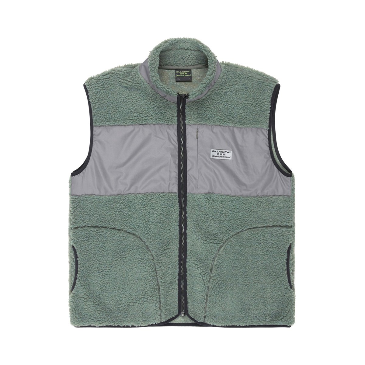 Veste sans manches en polaire CANYON TRAIL vert laurel wreath, BILLABONG