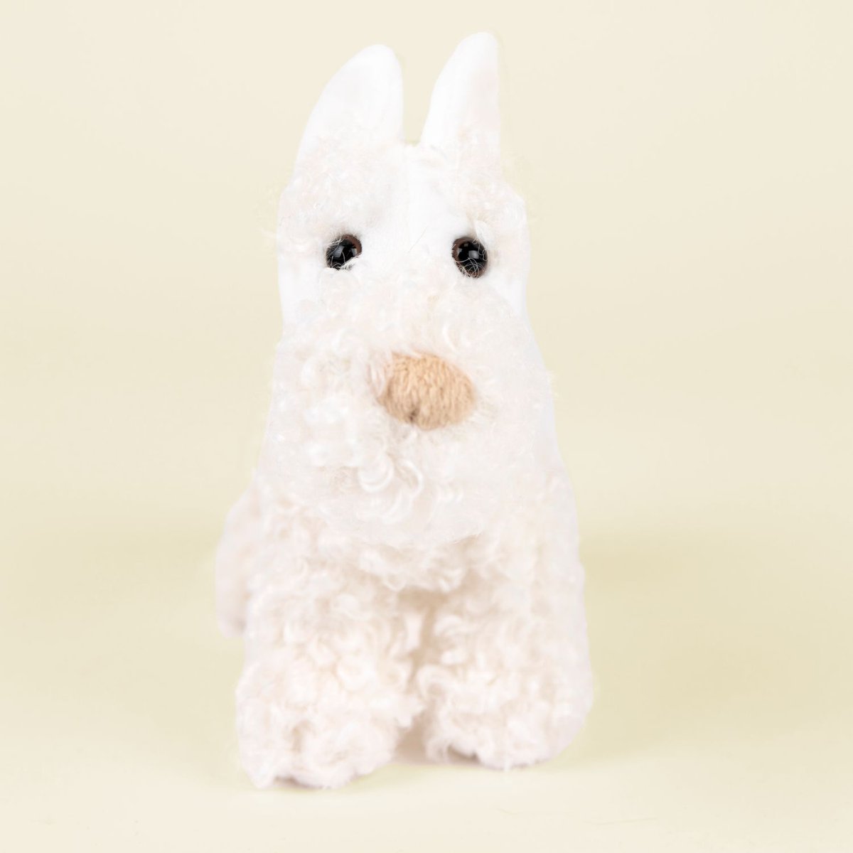 Peluche Lola le terrier blanc, rouge, beige, EGMONT TOYS