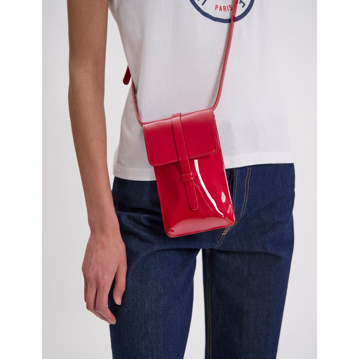 Smartphone bag léonore rouge, INES DE LA FRESSANGE PARIS