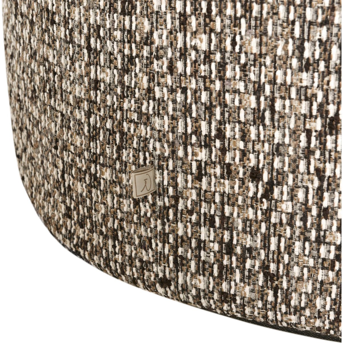Fauteuil lounge pivotant tissu structuré cobblestone, RECOLLECTION