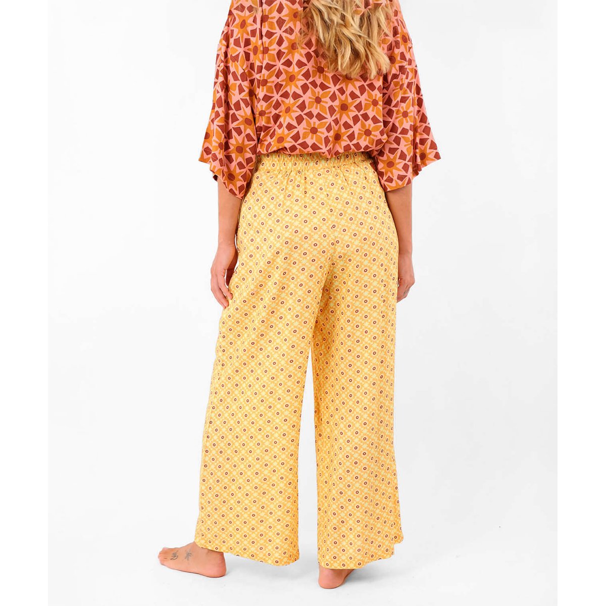 Pantalon large fluide RAVINA ambre, OXBOW