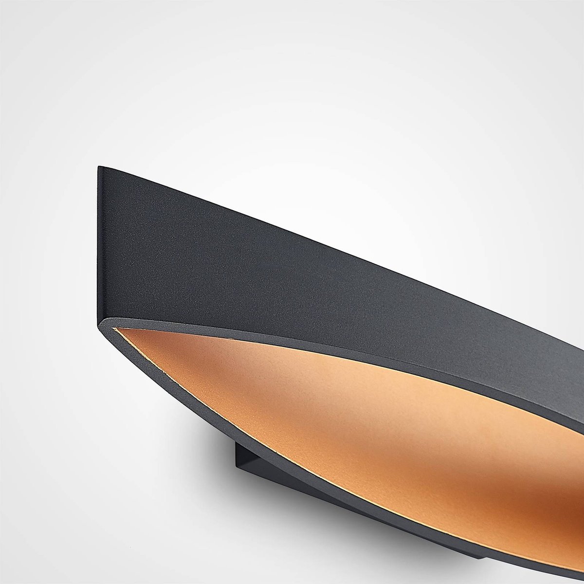 Applique en aluminium moderneLED, Jelle noir, or, ARCCHIO