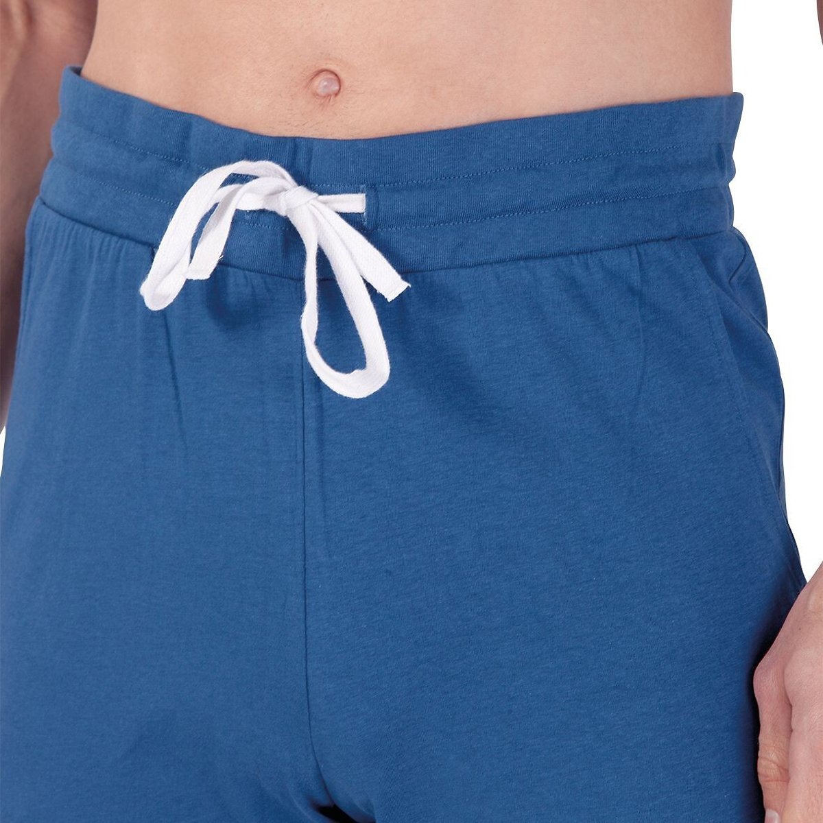 Pyjama long haut manches longues bleu, ATHENA