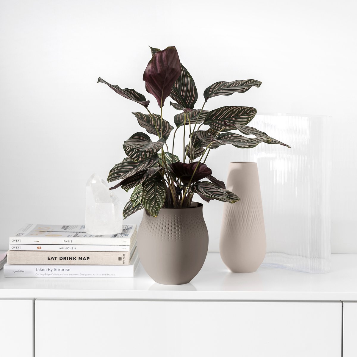 Vase Perle MANUFACTURE taupe, VILLEROY & BOCH