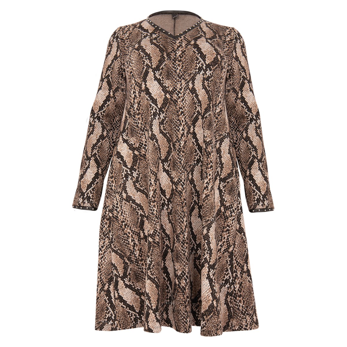 Robe imprimé / imprimée animal noir, YOEK