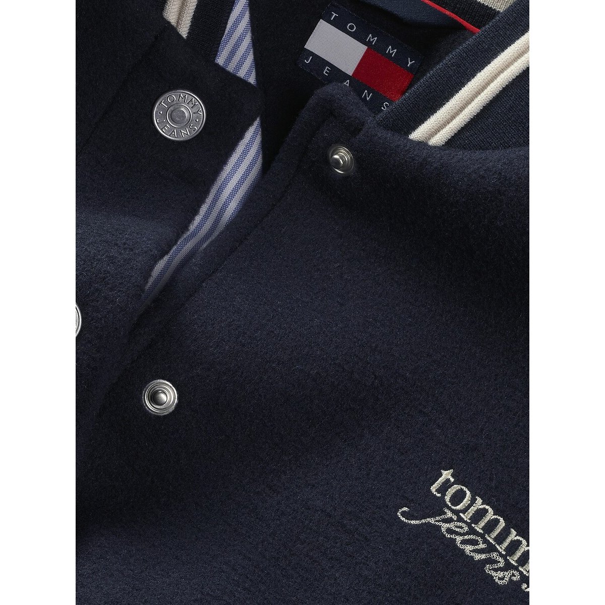 Bomber Jacket navy/white, TOMMY JEANS