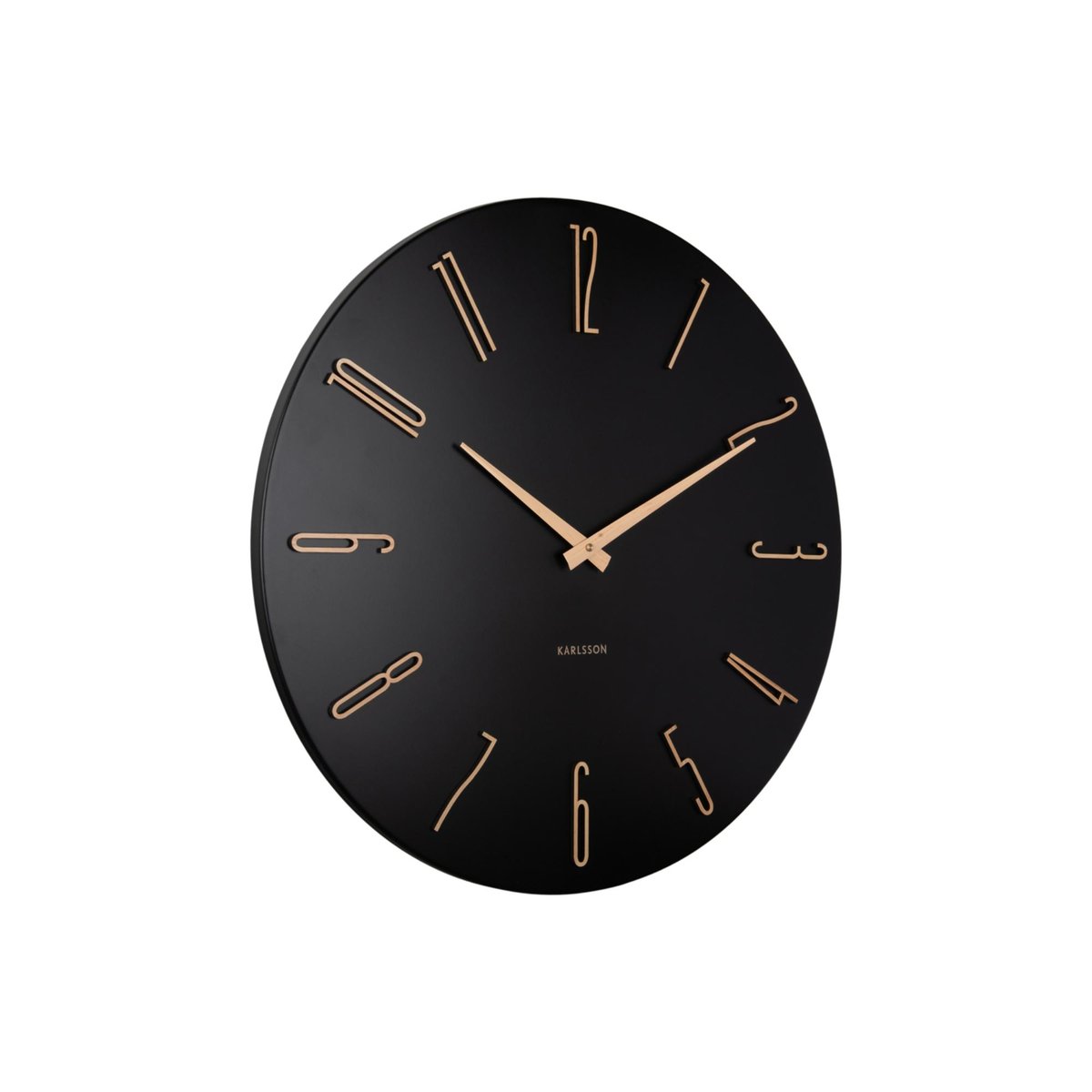Horloge Murale Métal ESMERADO LARGE noir, KARLSSON
