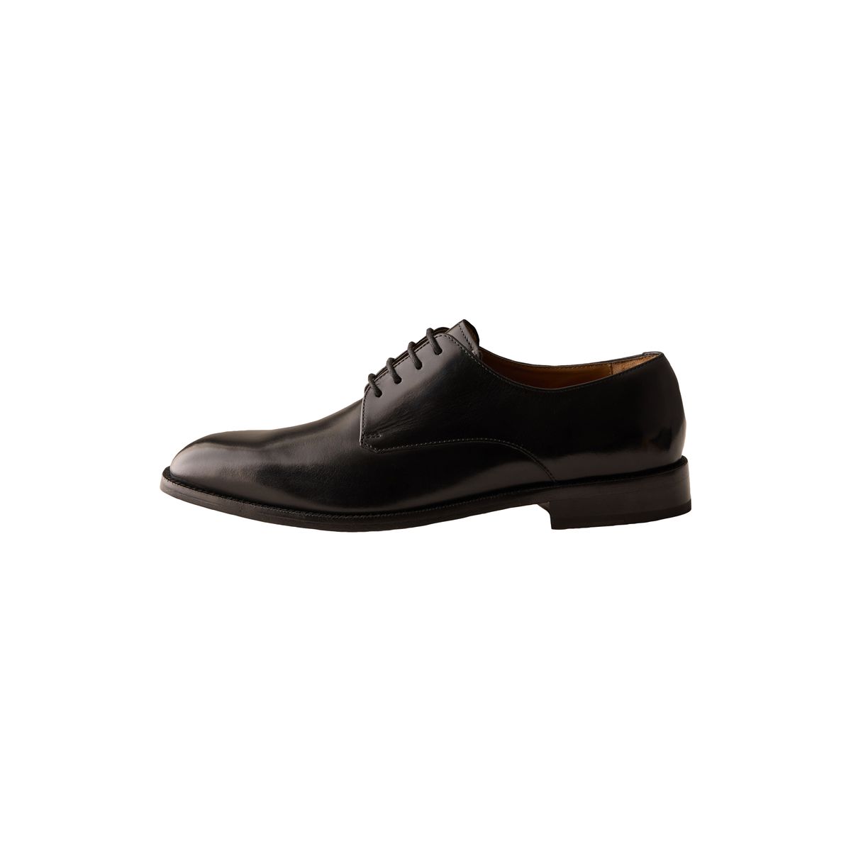 Chaussures derby avec semelle en cuir signature noir, NEXT