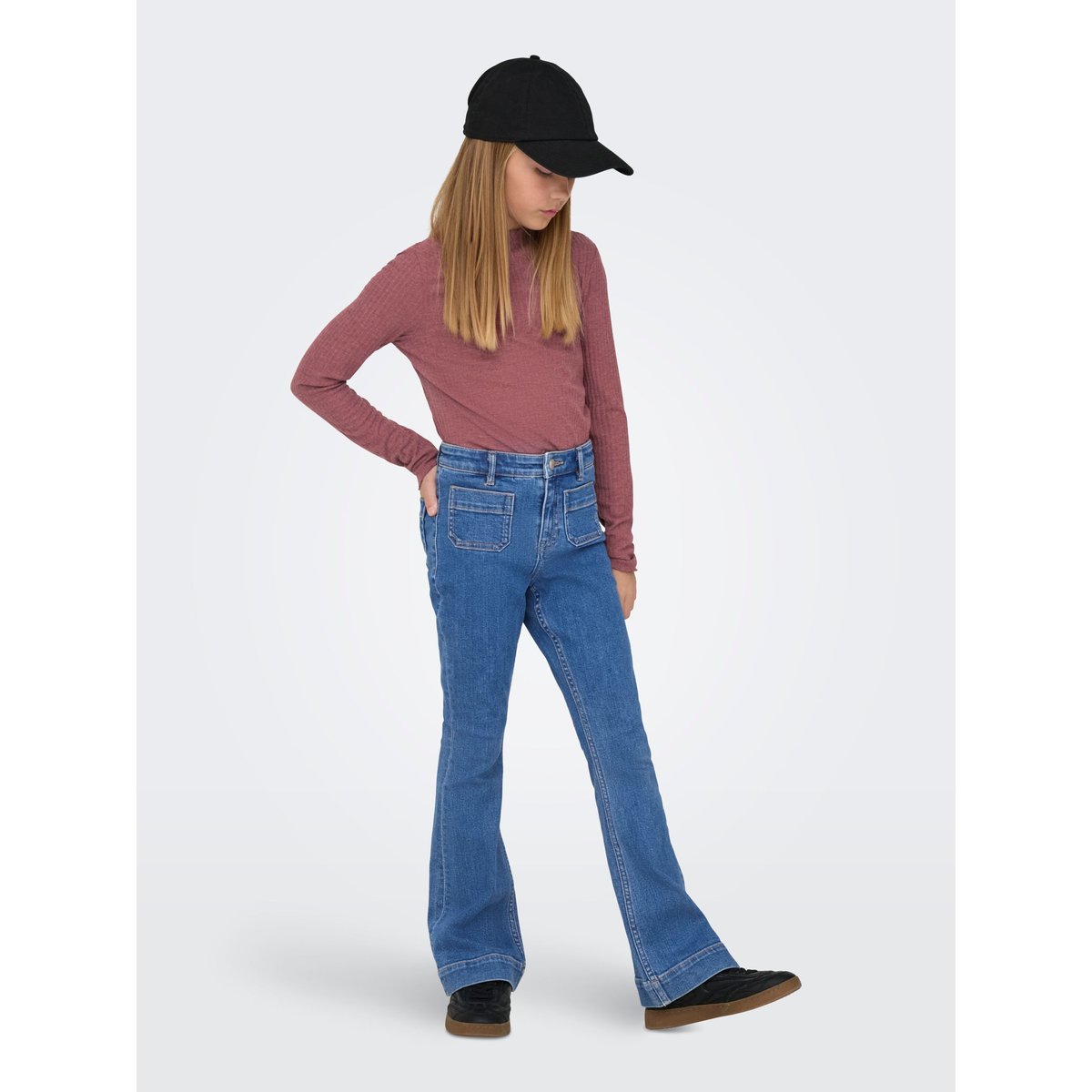 Jean Flared light blue denim, KIDS ONLY