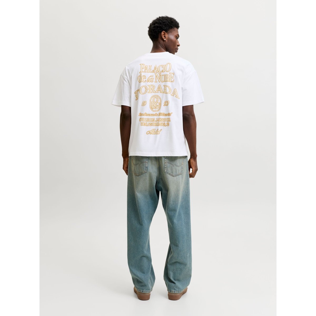 T-Shirt bright white 1, JACK & JONES