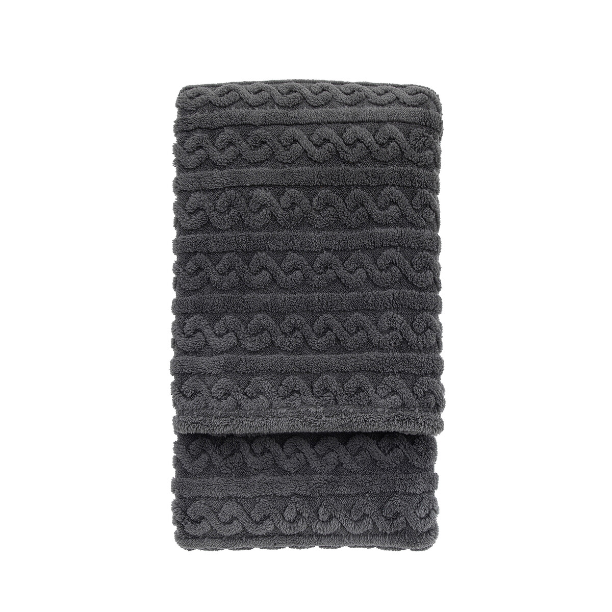 Textured Twist Knit Grey Throw grey, ÉDITÉ
