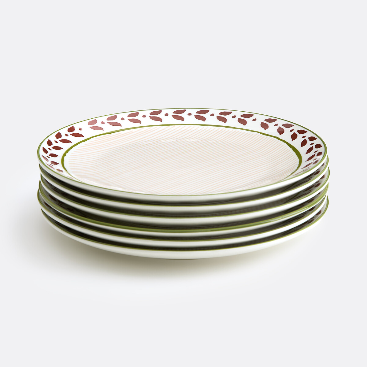 Service de table 18 pièces en porcelaine, FIGUE multicolore, LA REDOUTE INTERIEURS