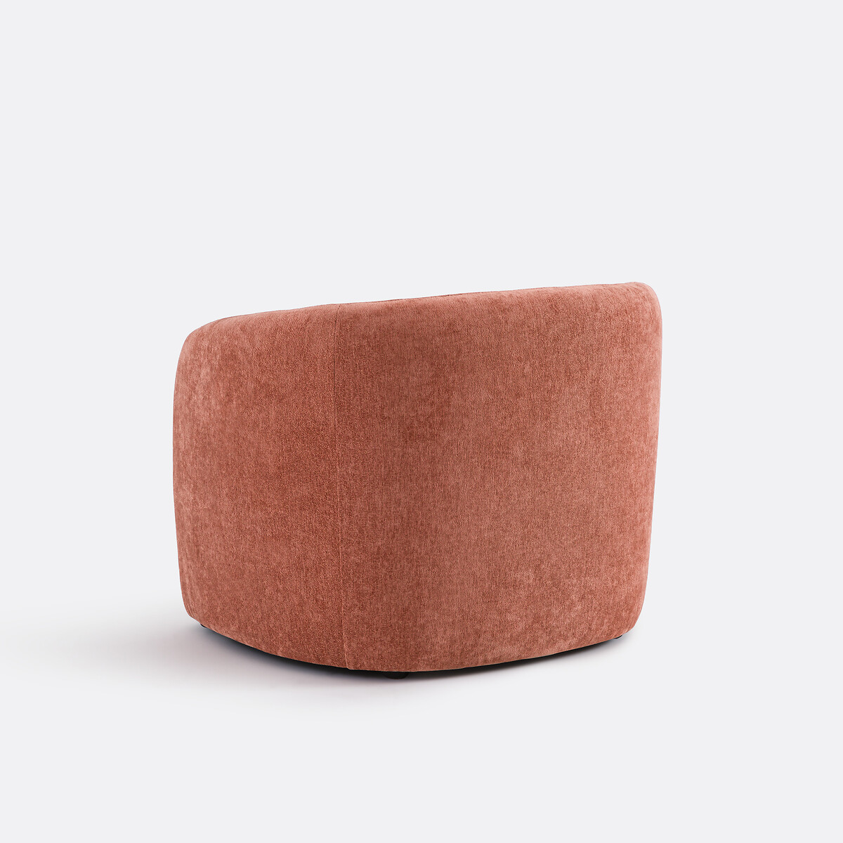 Sillón de chenilla fina, LANDINE terracota, LA REDOUTE INTERIEURS