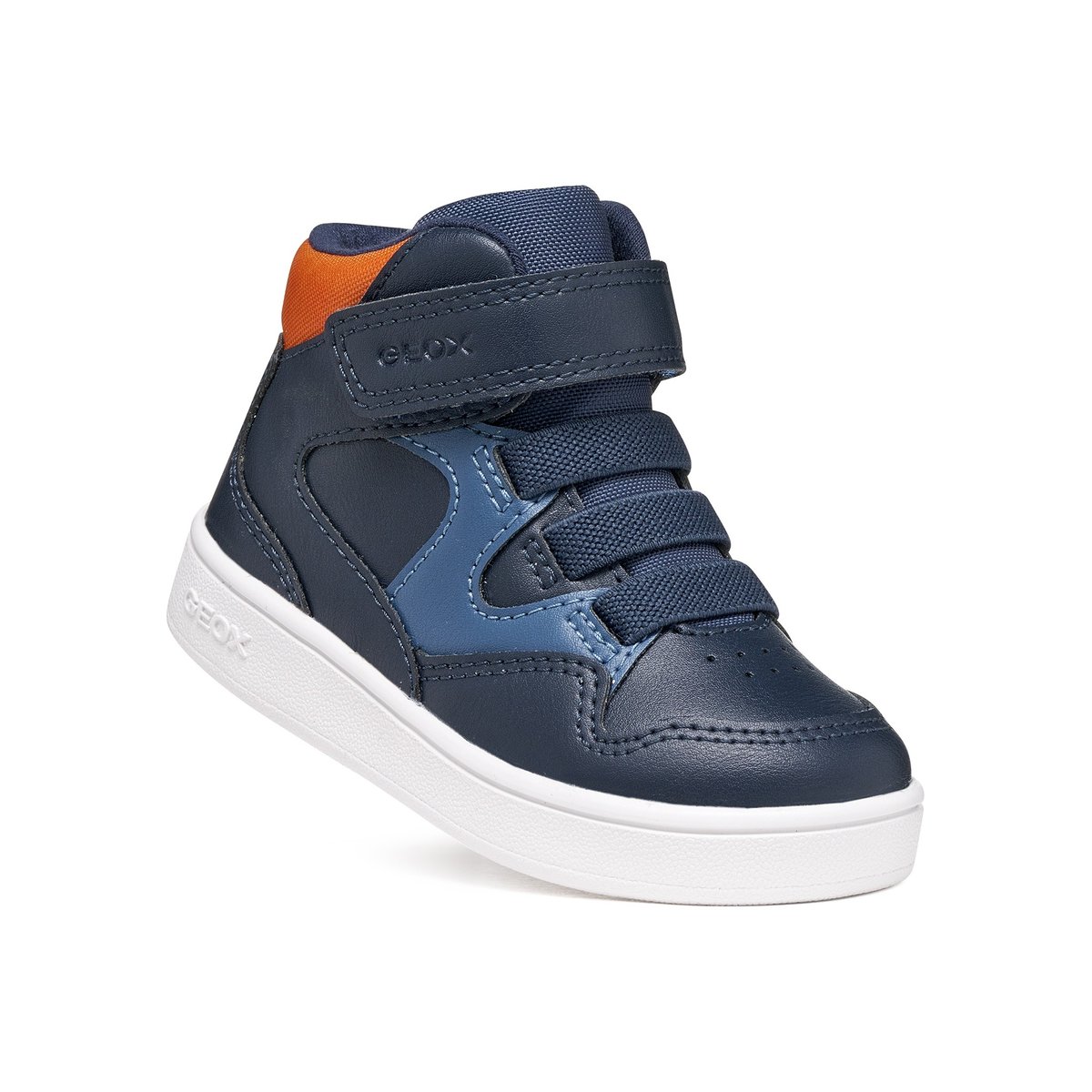 Baskets B ECLYPER bleu marine/orange, GEOX