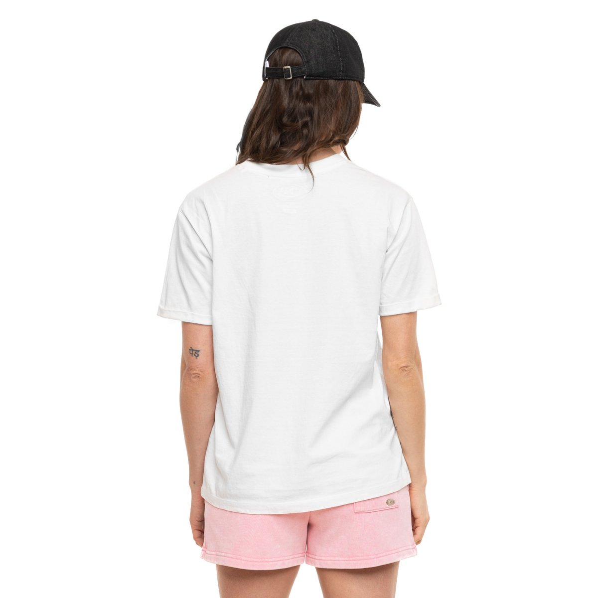 Tee shirt en coton WASH blanc/rose, VON DUTCH