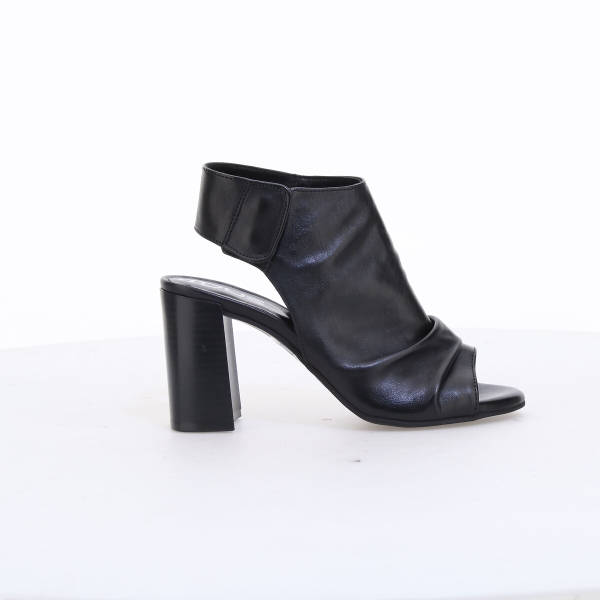 Leather Heeled Sandals black, MJUS