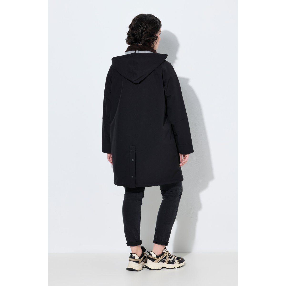 Duffel-coat HYPRAR noir, ULLA POPKEN