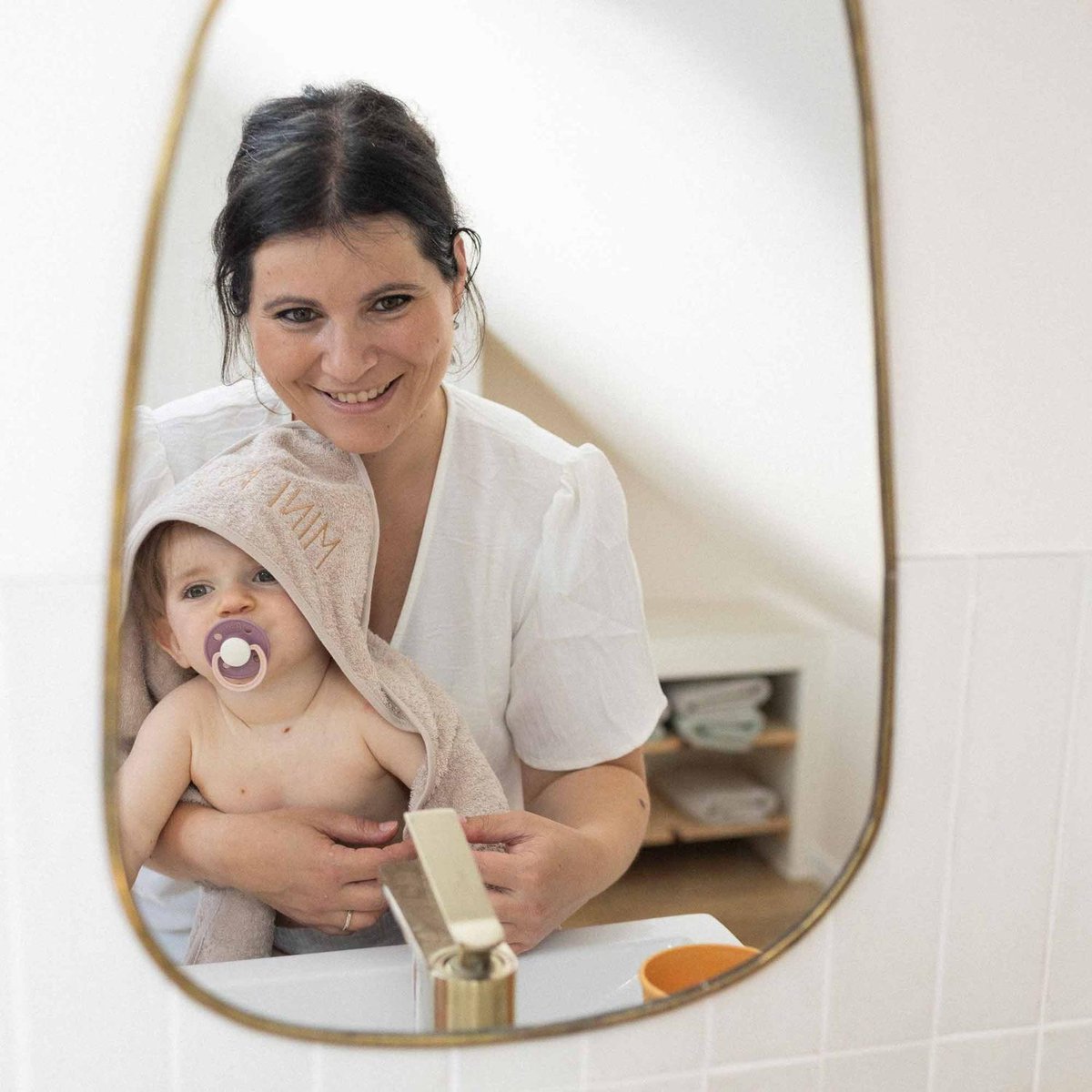 Set de bain Mini nous beige, TROIS KILOS SEPT
