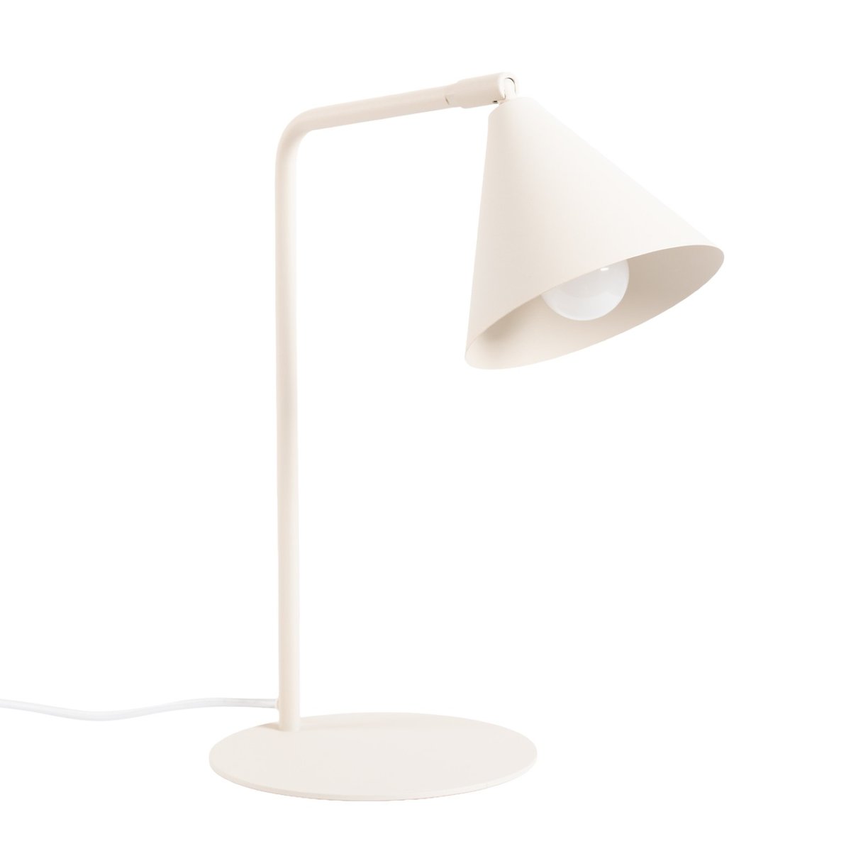Lampe de bureau Acier Beige E14 1 NOX beige, EDEN