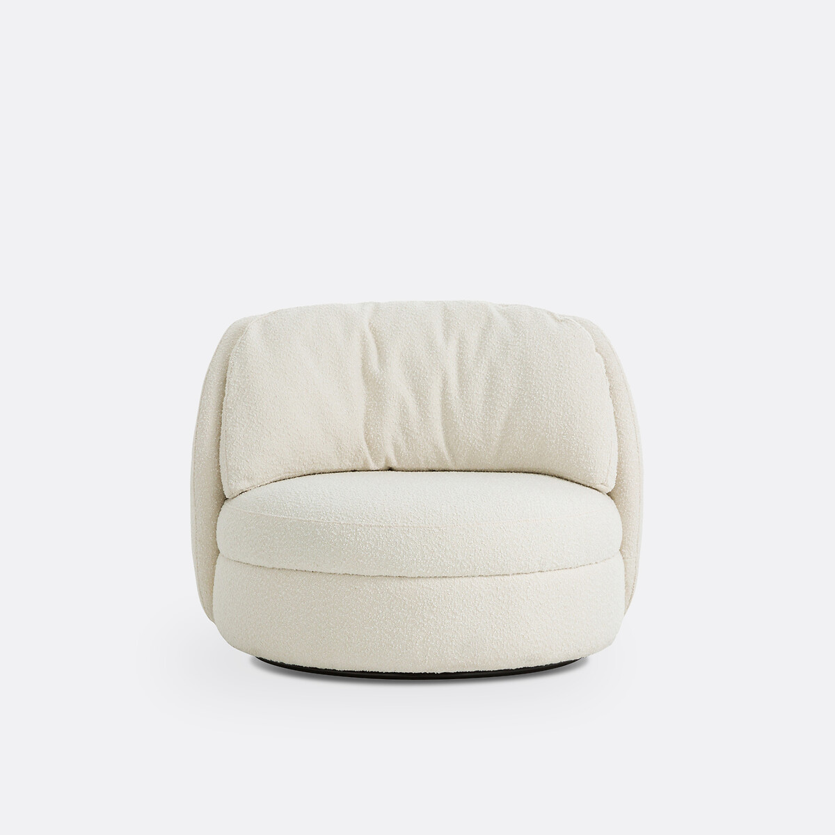 Fauteuil pivotant bouclette, Rondaya ecru, LA REDOUTE INTERIEURS