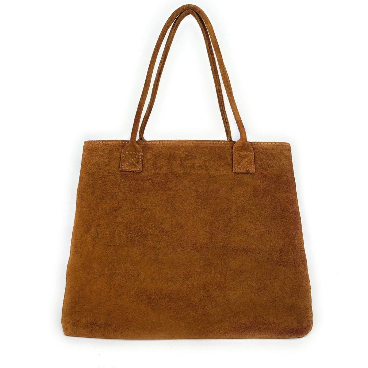 Grand sac cabas en croute de cuir SASHA camel, OH MY BAG