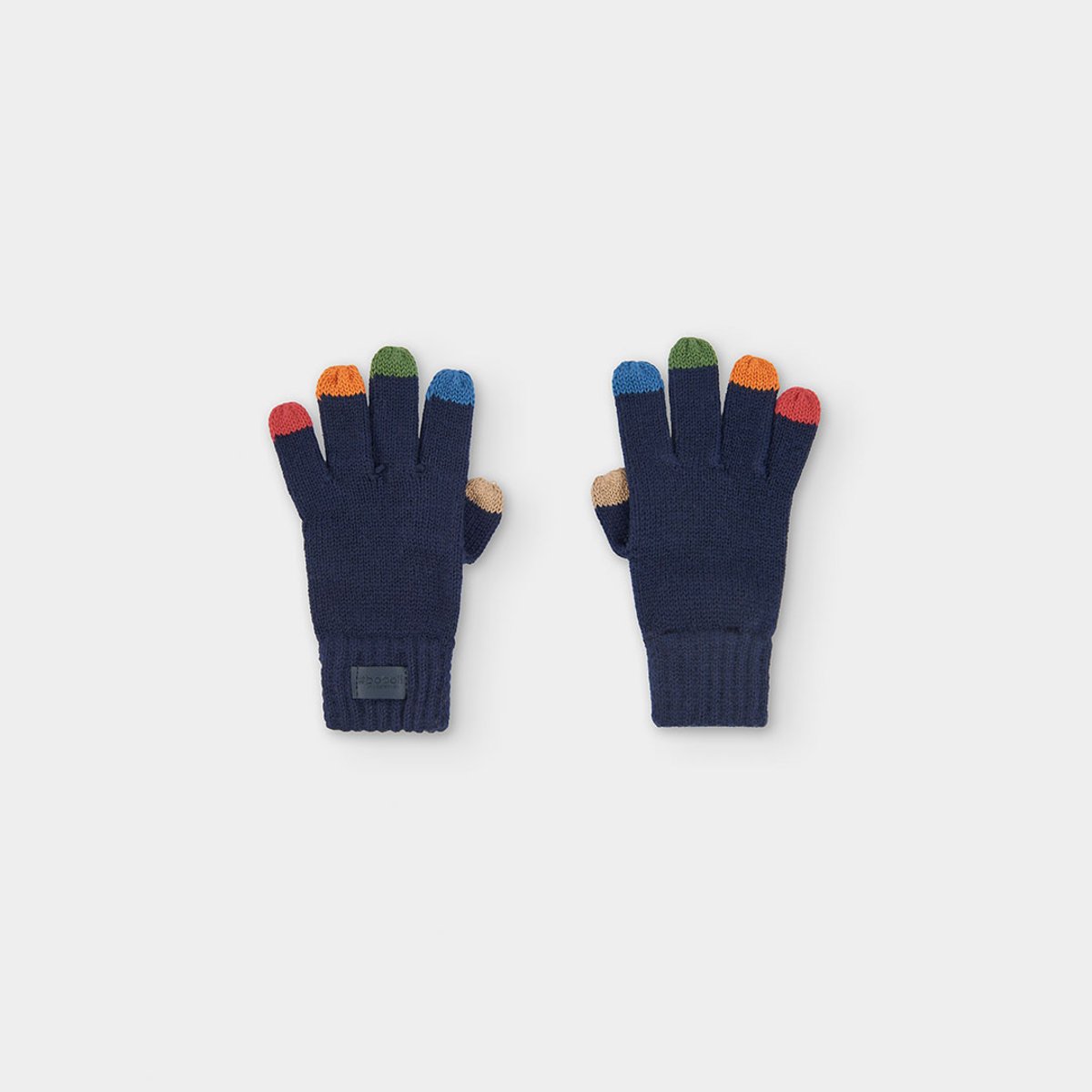 Gant bébé avec doigts bleu, BOBOLI