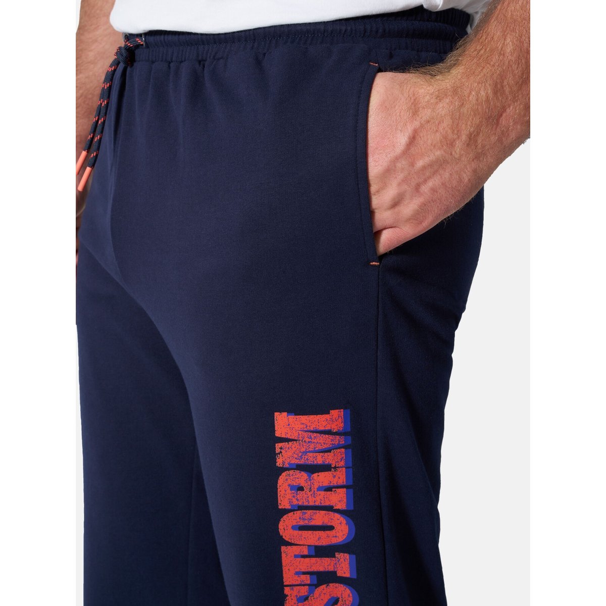 Pantalon de jogging STOKLAS bleu foncé, JAN VANDERSTORM
