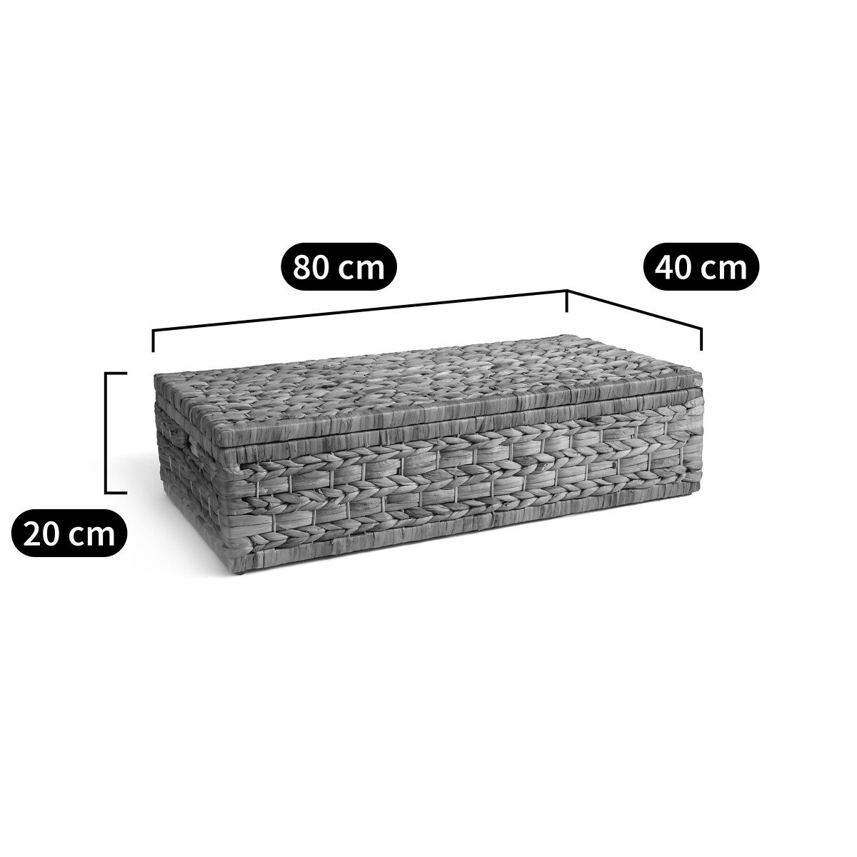 Cesto bajo cama, Lomopi natural, LA REDOUTE INTERIEURS