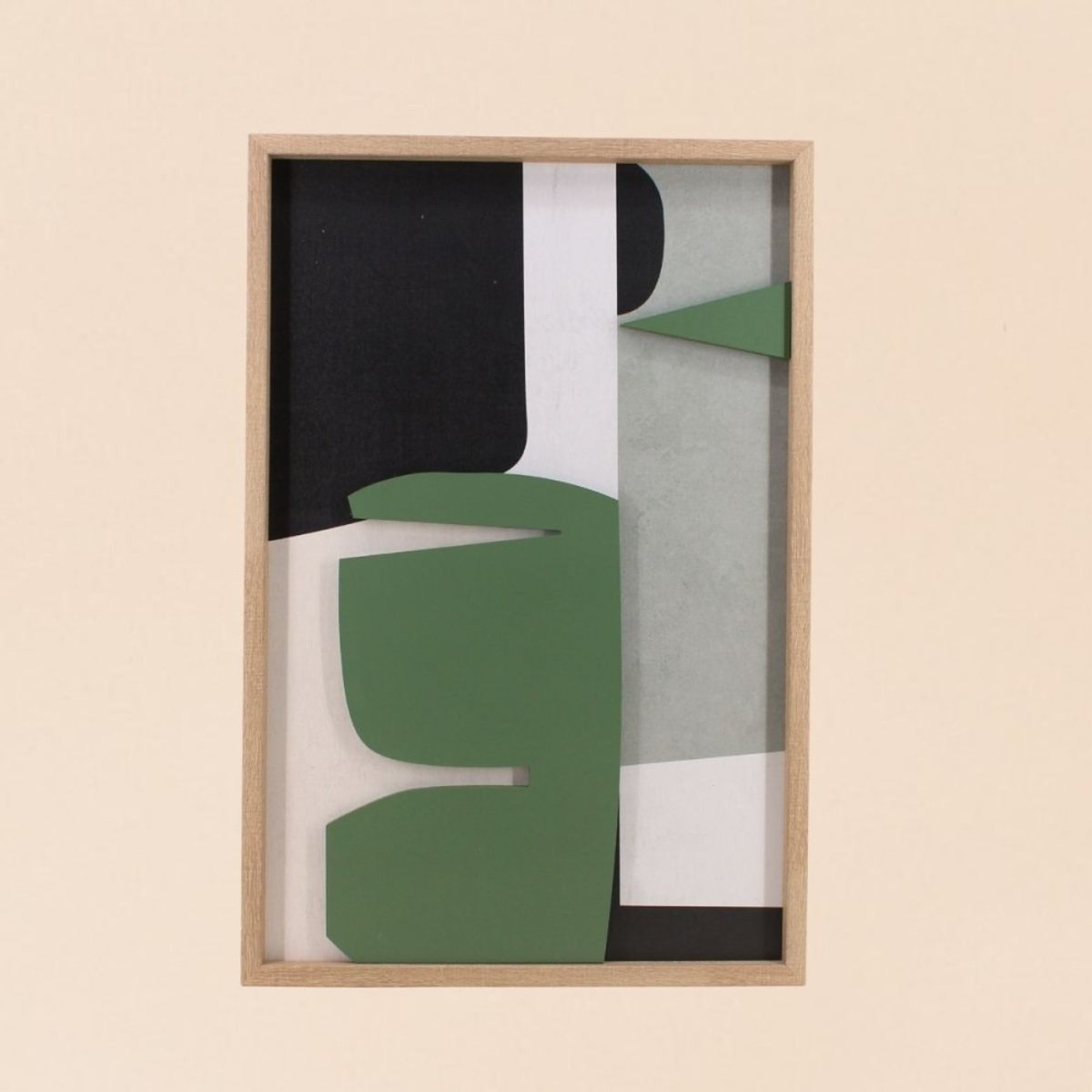 Cadre 3D 40x60cm vert, ORNAMI