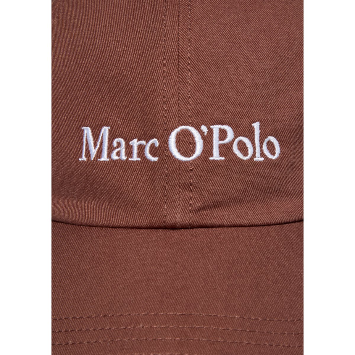 MOP Club '67 Cap Athletics en sergé de coton bio de haute qualité marron, MARC O'POLO