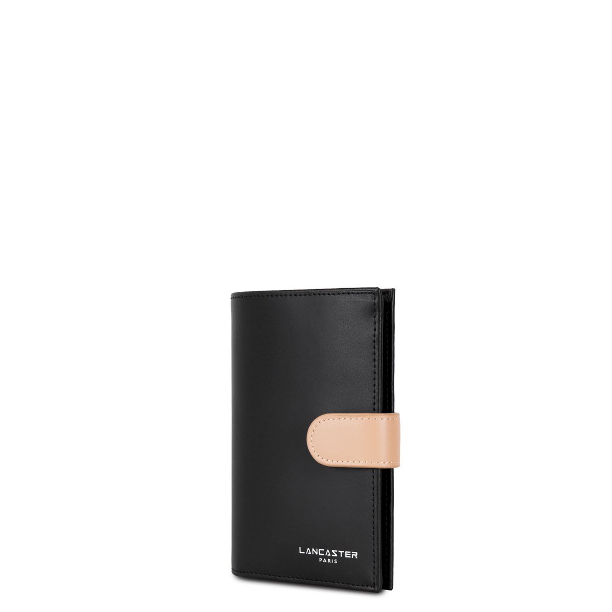Portefeuille SMOOTH noir - nude - vison, LANCASTER