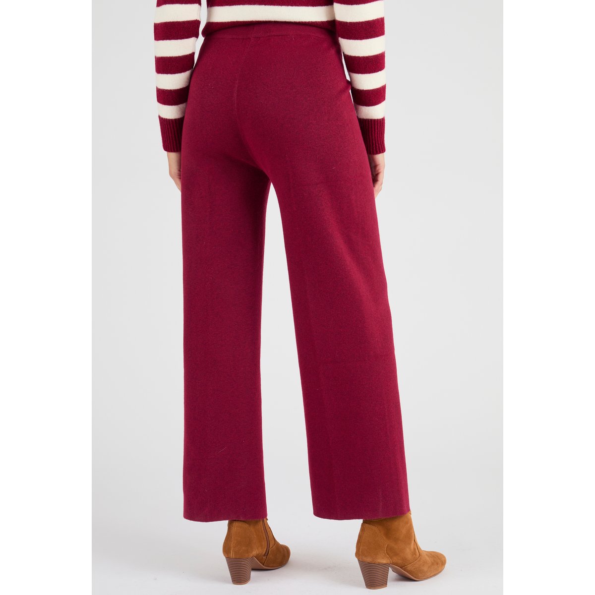 Pantalon maille enfilable Thermolactyl rouge, DAMART