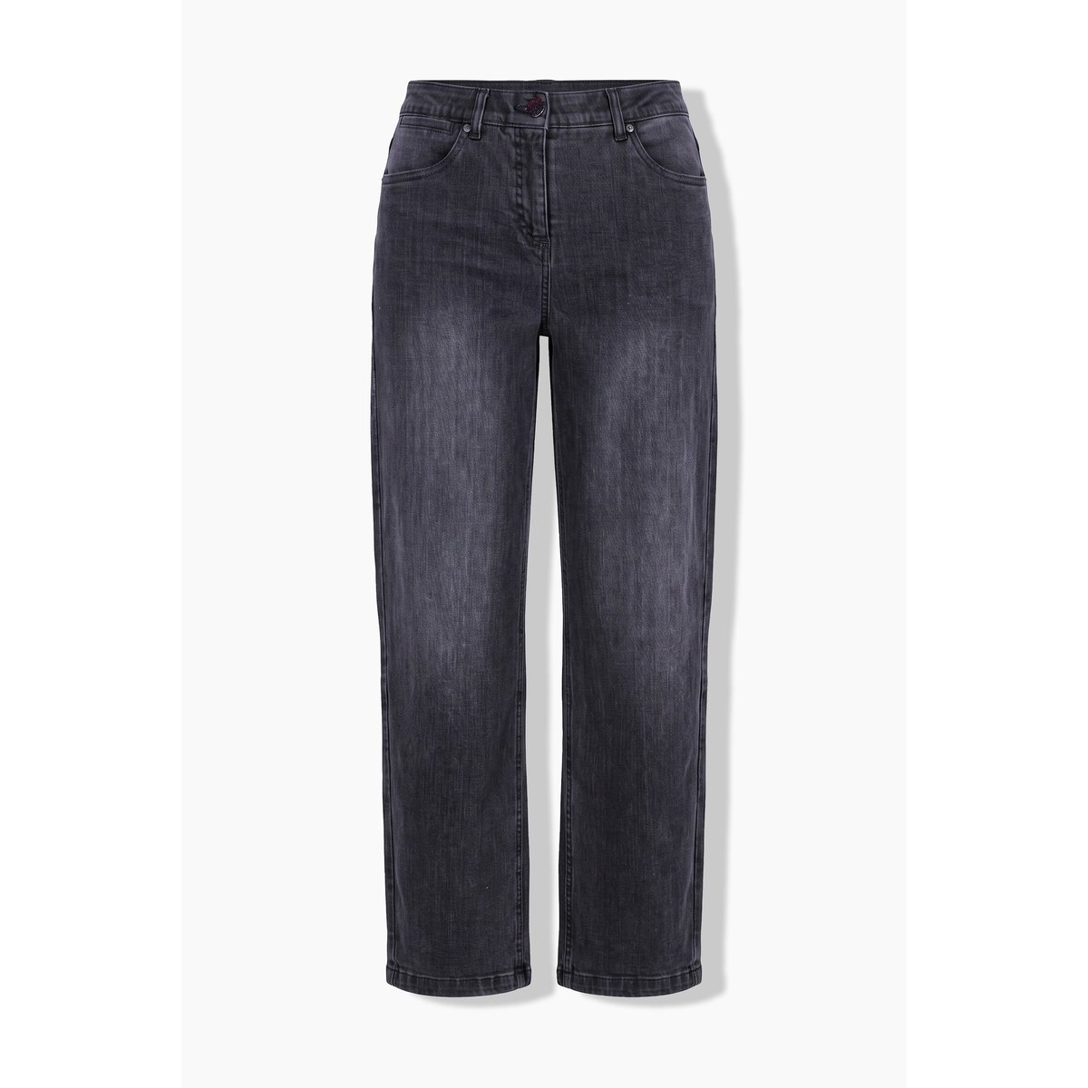 Jean Mary, coupe large jean gris foncé, ULLA POPKEN