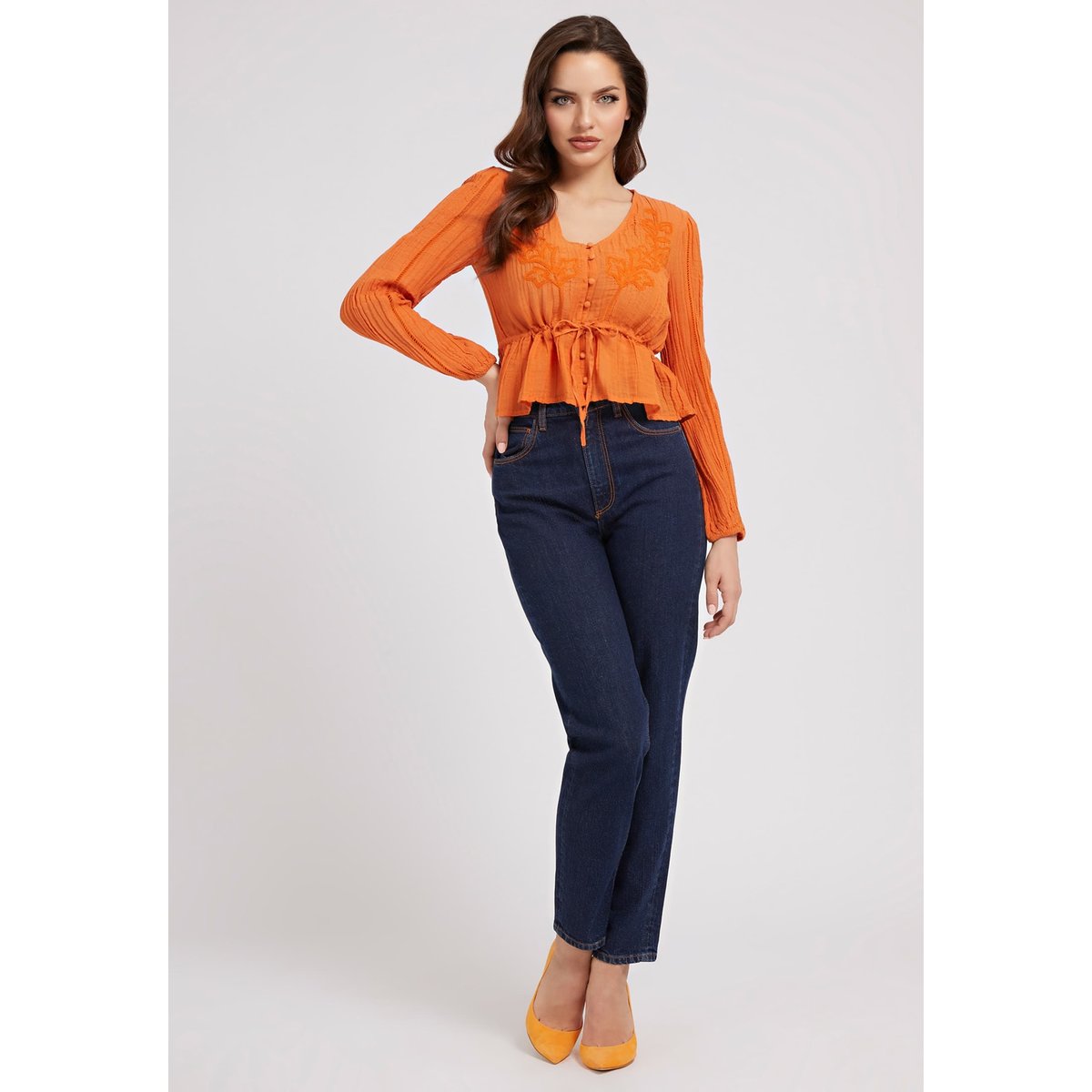 Mom Jeans bleu, GUESS