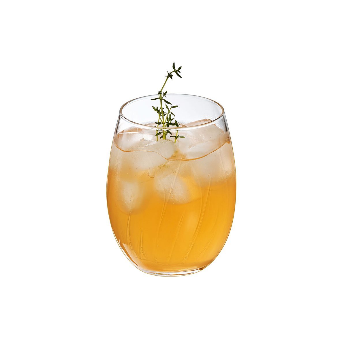4 verres à eau 36 cl -SWIRLY transparent, CRISTAL D ARQUES