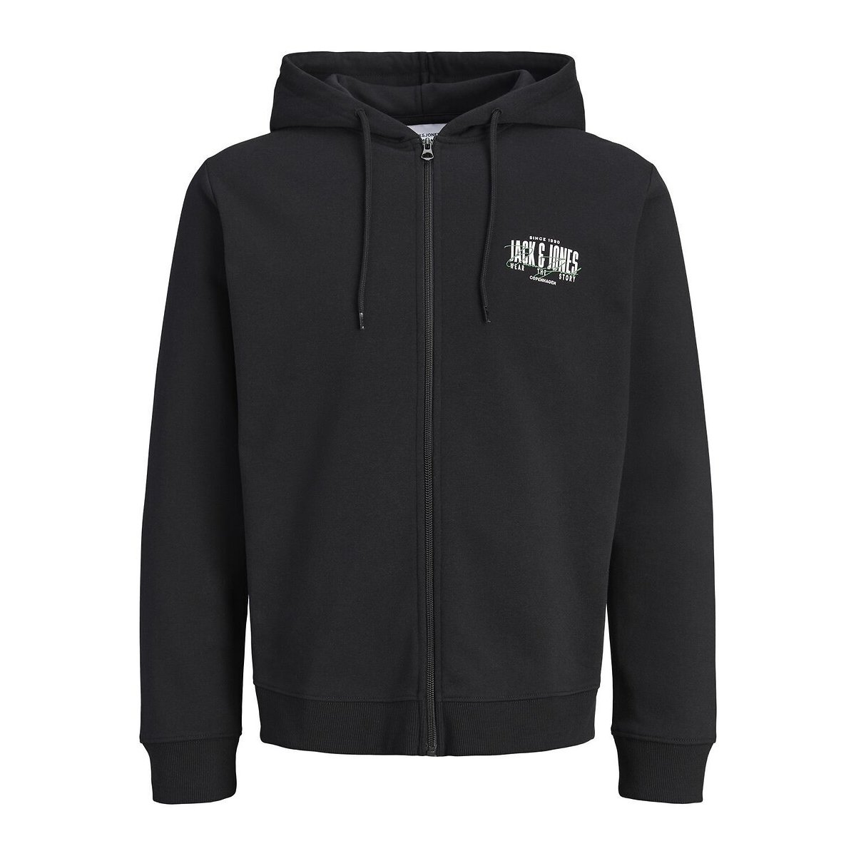 Sweat zippé, à capuche, AERO noir, JACK & JONES