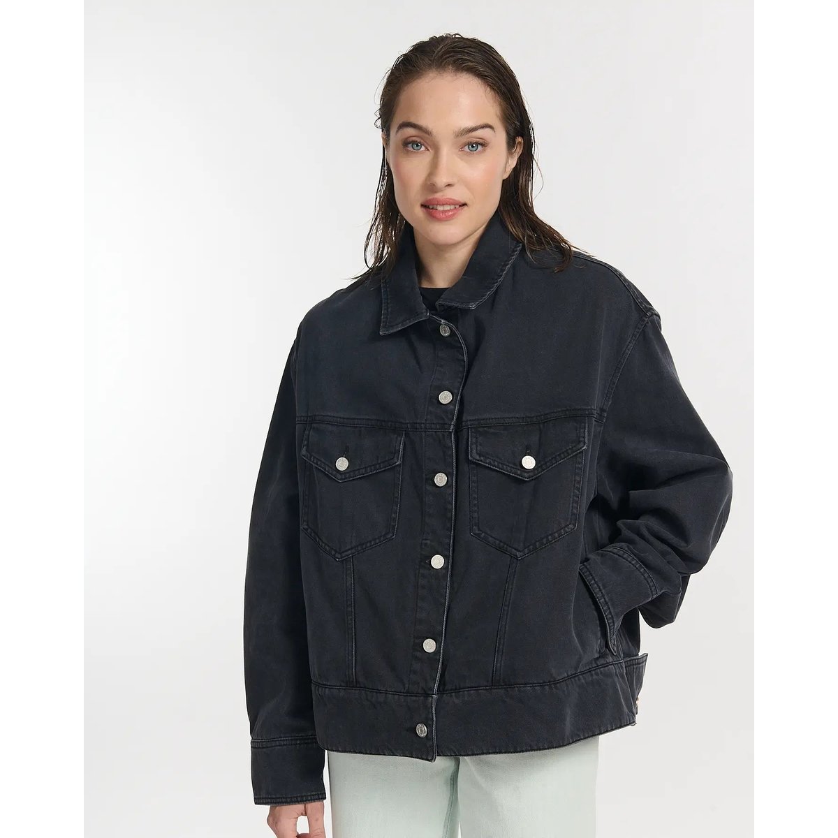 Veste en jean black washed, LABDIP