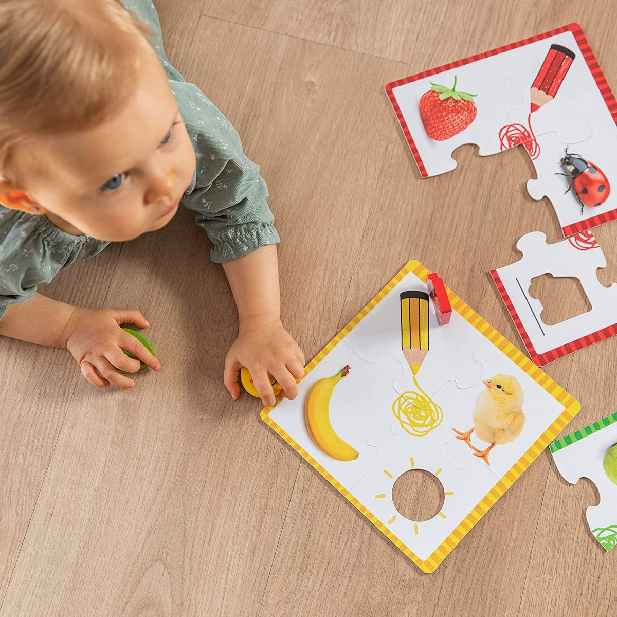 Puzzle Couleurs blanc, GOULA