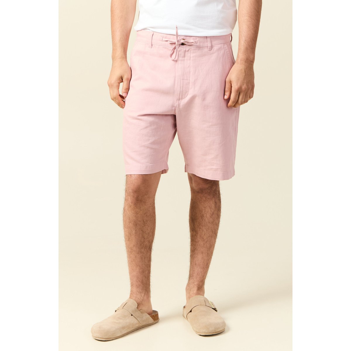 Bermuda chino rose pastel, BONOBO