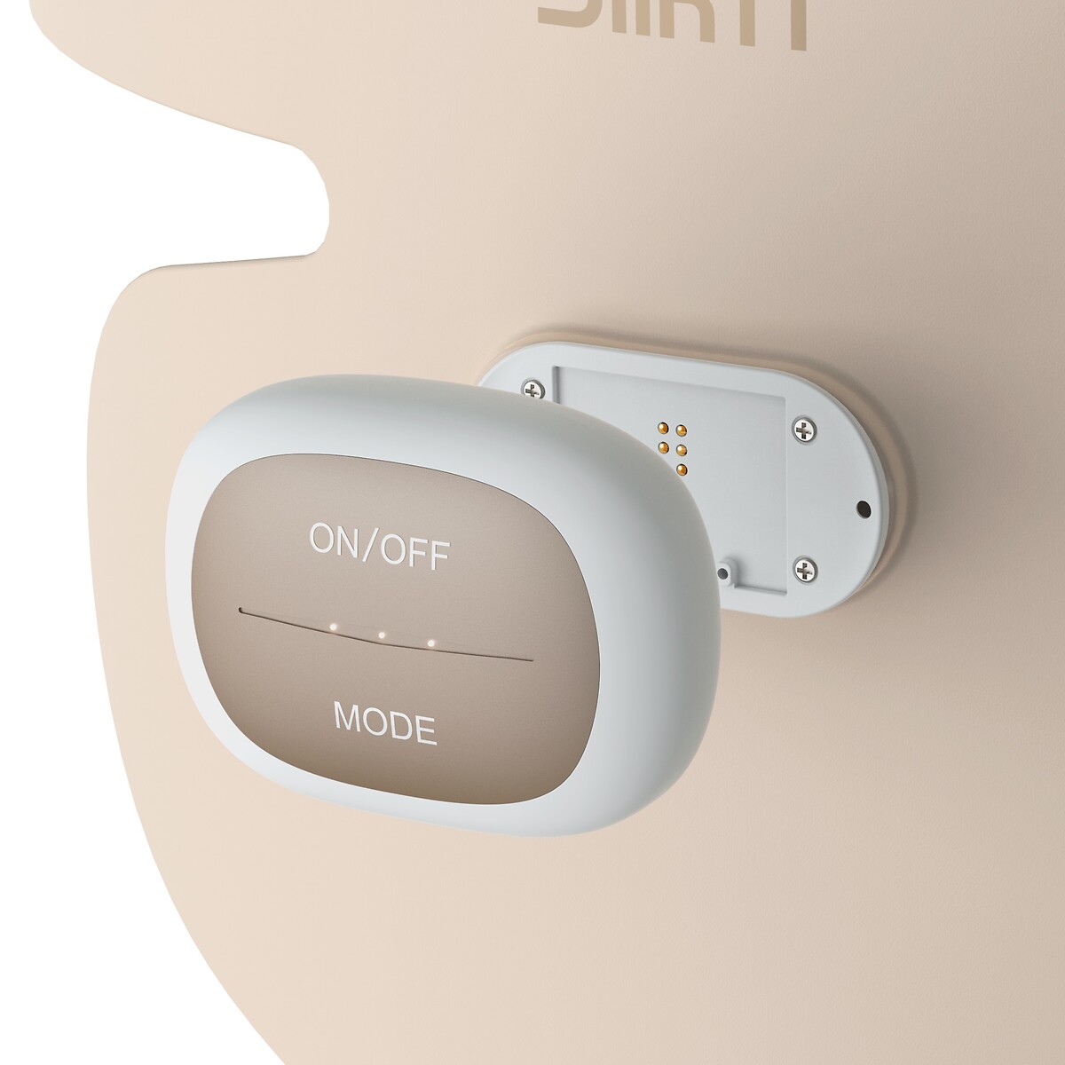 Masque LED anti-âge cou et décolleté blanc, SILKN