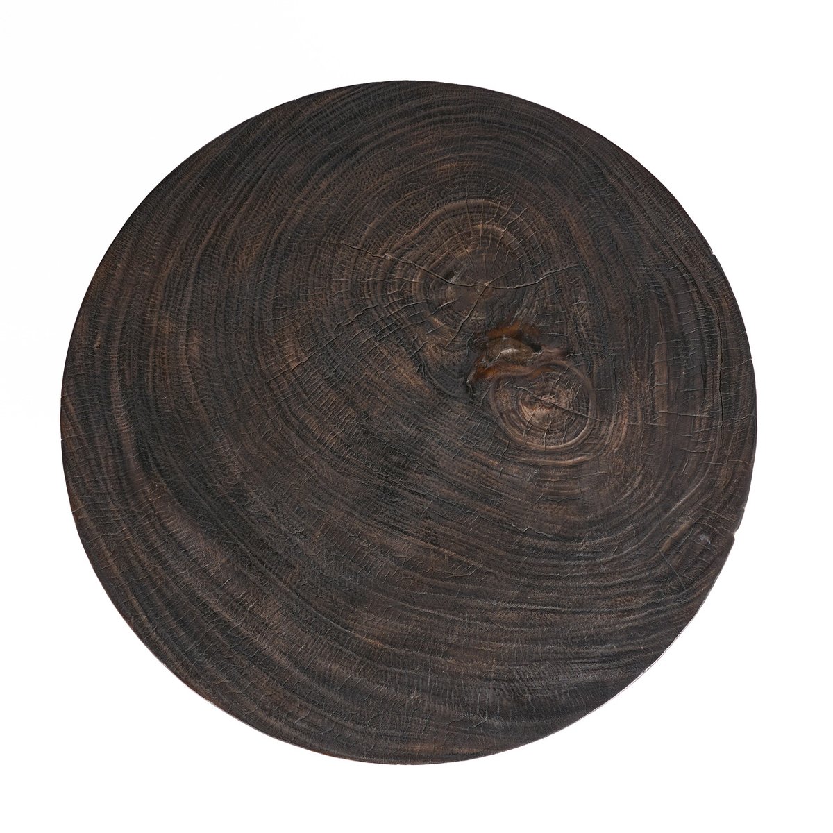 Table basse en bois OCTO CHIC marron foncé, BAZAR BIZAR