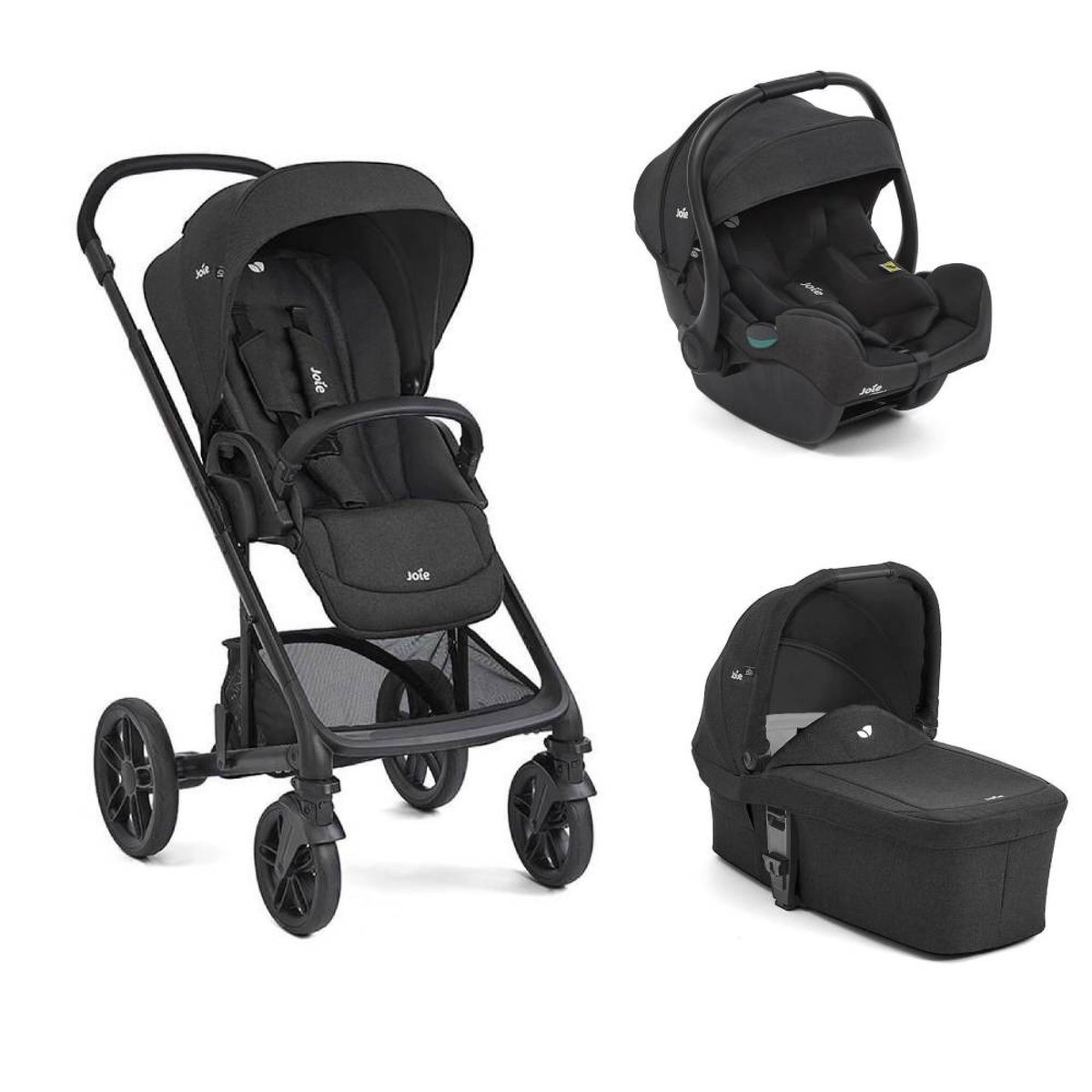 Pack poussette trio Chrome 2 + i-Gemm 3 noir, JOIE